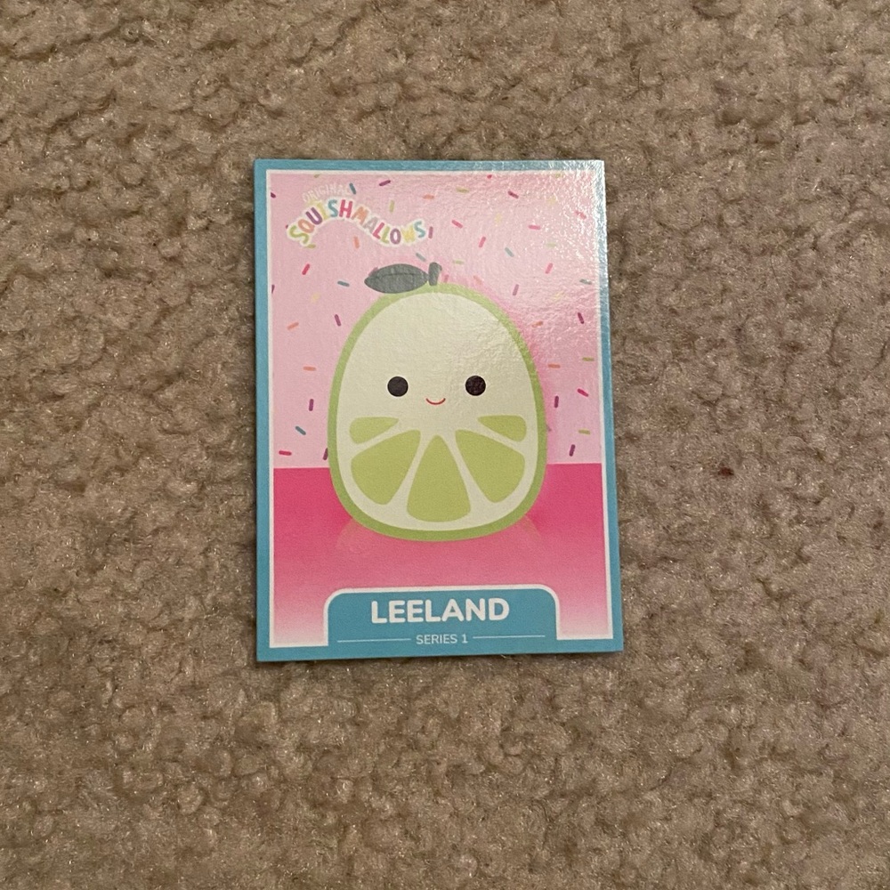 Leeland squishmallow trading card